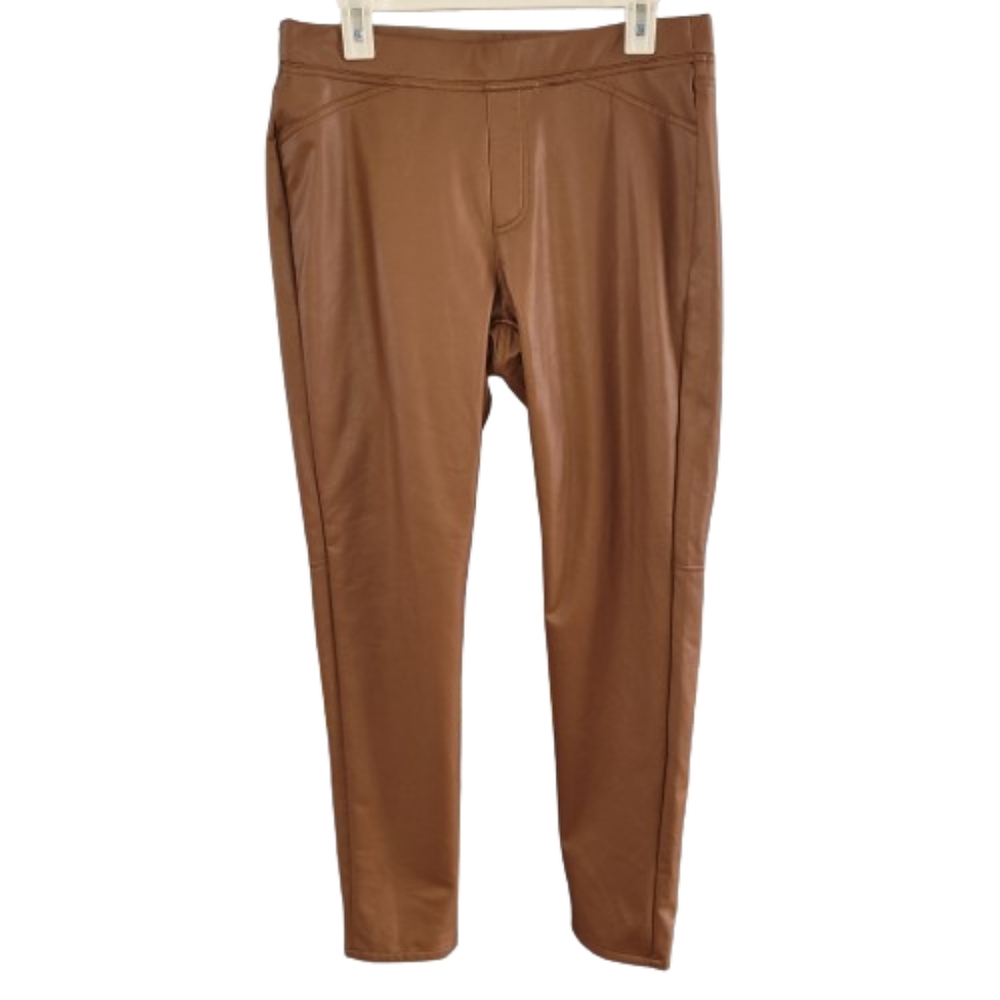 J. Jill faux leather pull on pants